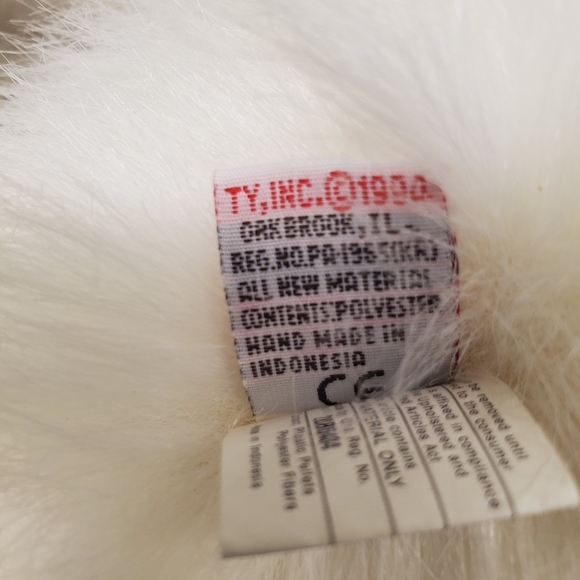 Rare 1990 Gonga the Gorilla and 1995 wooly the sheep TY beanie babies - Picture 8 of 9